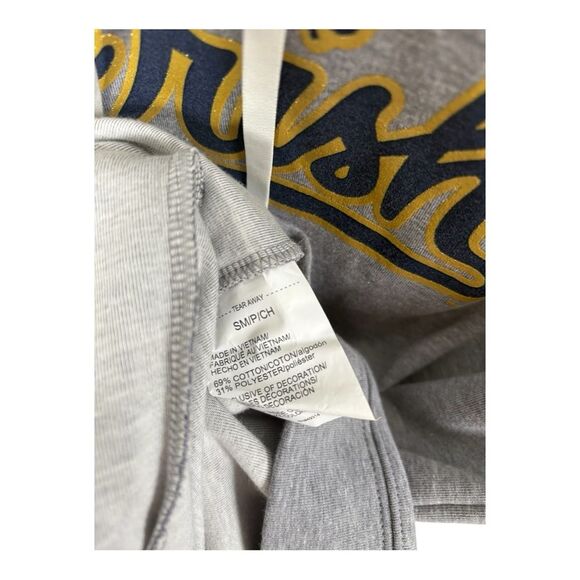 Under Armour Fighting Irish Notre Dame grey tunic dress hooded pockets small - Picture 6 of 6